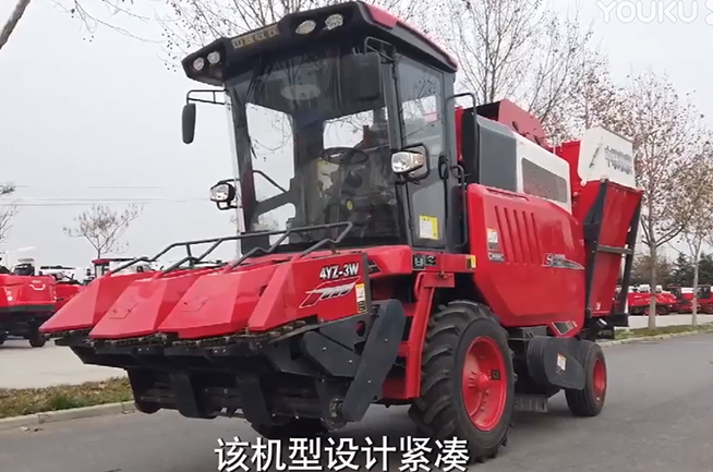 中聯(lián)收獲三行玉米機(jī)講解視頻